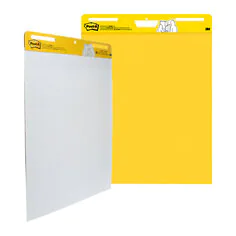 Post-it 559VAD4PK Self-Stick Easel Pads - White, 30 Sheets (4 Pack)